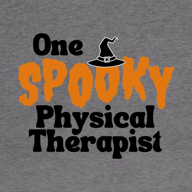 Physical Therapy Halloween Design with Black Letters by MadebyOTBB